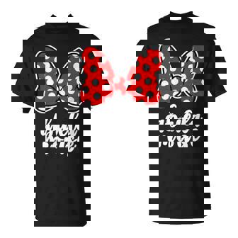 Abuela Mouse Family Vacation Bow T-Shirt - Thegiftio