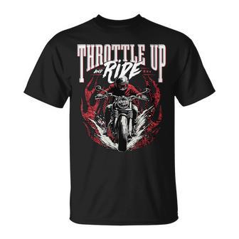 Acelerar Y Montar Motocicleta Biker Life Amantes De Las Motos Camiseta unisex - Regaloses