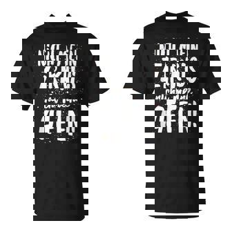 Affen Lustige Coole Freche Partyprüche Erwachsene - Kurzarm -Chwarz T-Shirt - Seseable