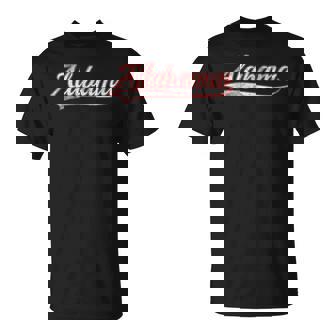 Alabama Vintage Varsity Distressed Throwback Style T-Shirt | Mazezy