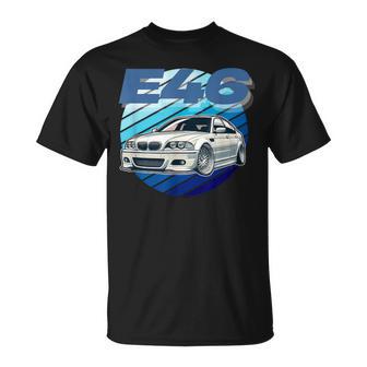 Alte Deutsche Klassische Autos E46 Drifting Tuning T-Shirt - Geschenkecke