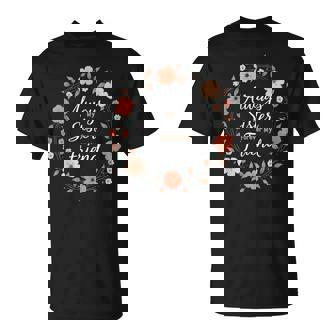 Always My Sister Forever My Friend Floral Wreath T-Shirt | Seseable UK