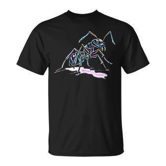 Ameisenhaufen Bunt Insektenkönigin Fleißige Ameisen T-Shirt - Geschenkecke