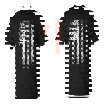 American Flag Psychiatric Nurse Rn Mental Health Psych Nurse T-Shirt - Thegiftio