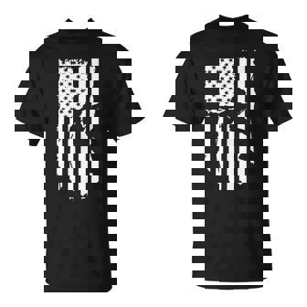 American Flag USA Patriotic Rappelling Rope Climbing Tank Top T-Shirt | Mazezy