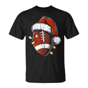 American Football Nikolausmütze –Intage Weihnachtenportliebhaber T-Shirt - Geschenkecke