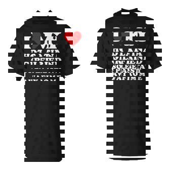 Amo A Mi Novia Latina Caliente Así Que Por Favor Mantente Alejado De Mí Camiseta unisex - Regaloses