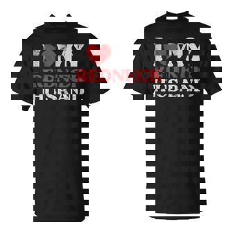 Amo A Mi Redneck Marido Redneck Esposa Pareja Grunge Camiseta unisex - Regaloses