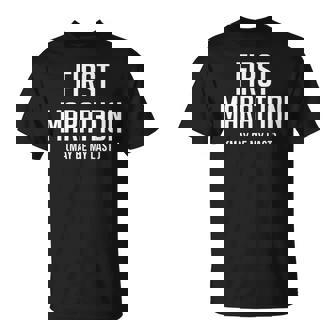 Amusant First 5K Runner Pour Homme Pour Le Premier Marathon Run T-Shirt - Cadeauxyz