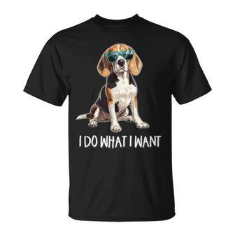 & Sunglasses Do What I Want Beagle Lover T-Shirt - Thegiftio UK