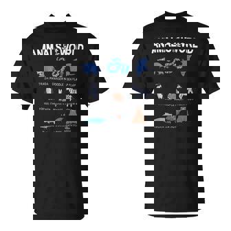 Animal Of The World Trash Panda Danger Noodle Sea Flap Flap T-Shirt | Mazezy