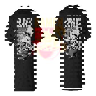 Anime Squirrel Manga Kawaii Otaku Japanese Ramen Squirrel T-Shirt | Mazezy