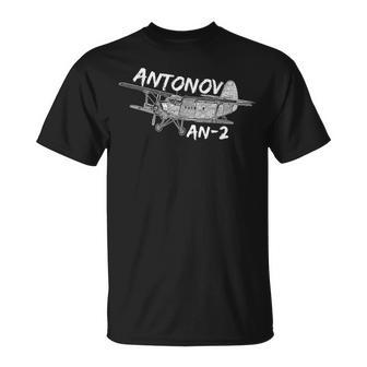 Antonov An-2 Avión Militar Estratégico Avión Militar Camiseta unisex - Regaloses