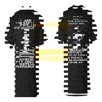 Apiculteure Fête Pères Abeille Jeuis Un Papy Apiculteur T-Shirt - Cadeauxyz