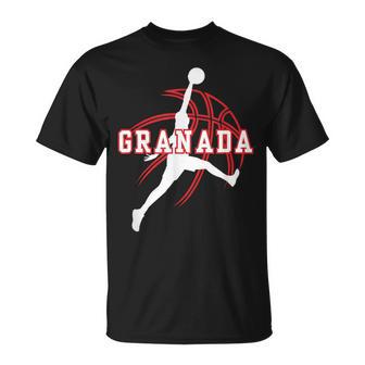 Apoyo Aficionado Baloncesto Granada Cataluña Basketball Camiseta unisex - Regaloses