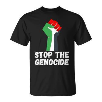 Arrêtez Le Génocide Manche Longue T-Shirt - Cadeauxyz