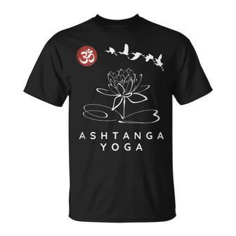 Ashtanga Yoga Instructor Ashtanga Yoga Diseño Principiante In Mangas Camiseta unisex - Regaloses