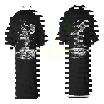Astronaut Baseball In Space T-Shirt | Mazezy