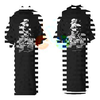 Astronaut Space Cycling For Bicycle Enthusiast & Cyclist T-Shirt | Mazezy