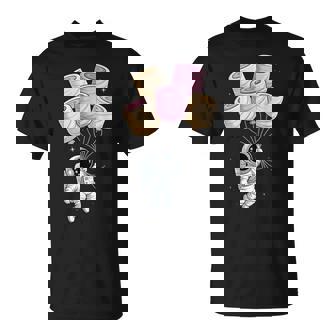 Astronaute Flottant Guimauves Guimauve T-Shirt - Cadeauxyz