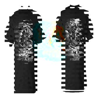 Astronaute Lion Portant Un Lionpatial Cool T-Shirt - Cadeauxyz