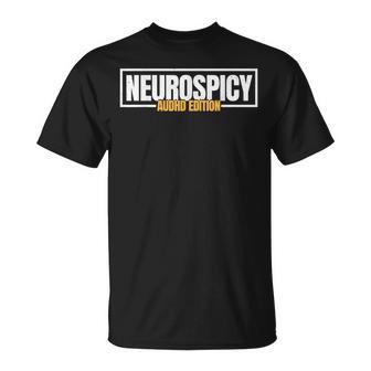 Audhd Awareness Adhd & Autism Awareness Neurospicy T-Shirt - Thegiftio