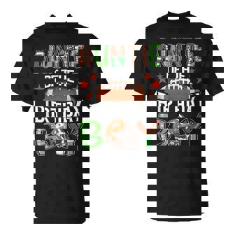 Auntie Of The Birthday Boy Game Day Football T-Shirt | Mazezy