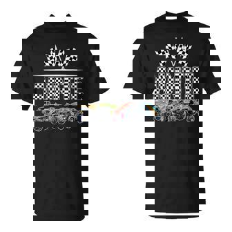 Auntie Retro Monster Truck Family Birthday Matching T-Shirt - Thegiftio