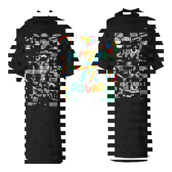 Autism Awareness Autism Support Squad Family Heart Puzzle T-Shirt - Thegiftio