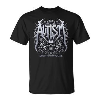 Autism Proud Autistic Af Death Metal Neurodivergent T-Shirt - Thegiftio UK