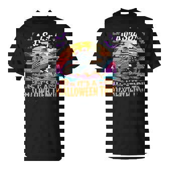 Aw Ship It’S A Halloween Trip Cruise Ghost Costume T-Shirt - Thegiftio