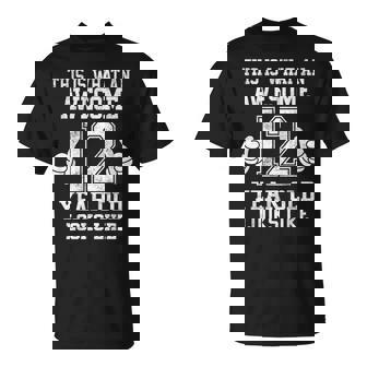 This Is What An Awesome 12 Year Old Looks Like 12Th Birthday T-Shirt - Thegiftio