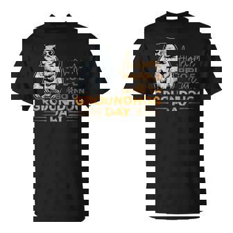 Awesome People Are Born On Groundhog Day Groundhog Birthday T-Shirt - Monsterry