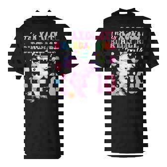 This Axolotl Birthday Girl Is 10 Years Old 10Th Bday Party T-Shirt | Mazezy