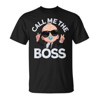Baby Boss Llámame Jefe Como Un Jefe Niños Camiseta unisex - Regaloses