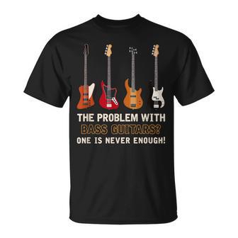 Bajista Instrumento Musical Rock Música Bajo Eléctrico Camiseta unisex - Regaloses