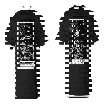 Ballerina Skeleton Tarot Card Dance Halloween Gothic Ballet T-Shirt | Mazezy