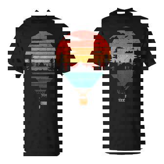 Ballooning Adventure Retro Hot Air Balloon Ride T-Shirt | Mazezy