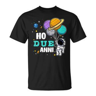 Bambino 2 ° Compleanno Ragazzo Astronautapazio Ho Due Anni 2 Maglietta - Novitaregali