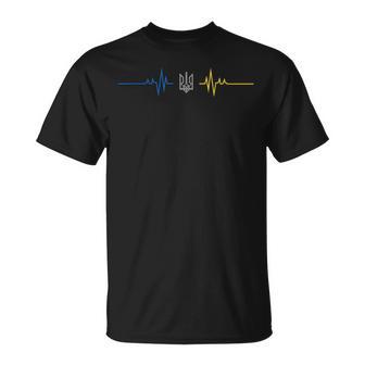Bandera De Ucrania Tridente Ucraniano Estoy Con Ucrania Camiseta unisex - Regaloses