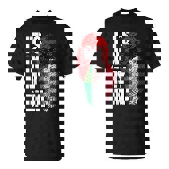 Bandiera Del Dna Mista Albanese E Italiana Maglietta - Novitaregali