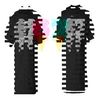 Baseball Drip Ice Cream 67 Baseball Lifestyle 101 T-Shirt | Seseable UK