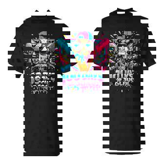 Baseball Ice Cream Drip 100 Days Of School Boys Girls 100Th T-Shirt | Mazezy