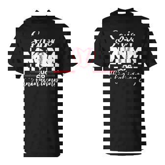 Baseball Senior Mom 2026 Final Inning Baseball Senior Mama T-Shirt - Monsterry