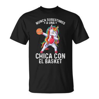 Basketball Hombre A Una Chica Con El Basket Baloncesto Camiseta unisex - Regaloses