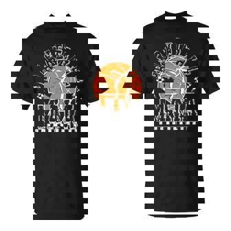 Basketball Mama Coquette Bow Game Day Sports Lover Mom T-Shirt - Monsterry