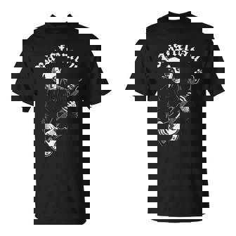 Bassferatu Gothic Horror Bass Guitar Player Halloween Parody T-Shirt | Mazezy