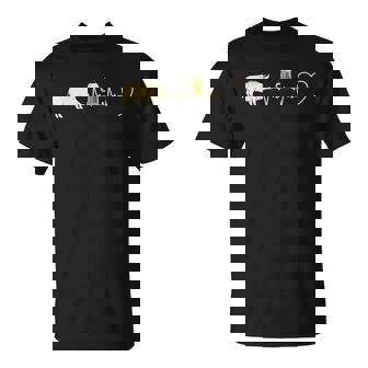 Battement Coeur Chasseanglier Bière Humour Chasseur Homme T-Shirt - Cadeauxyz