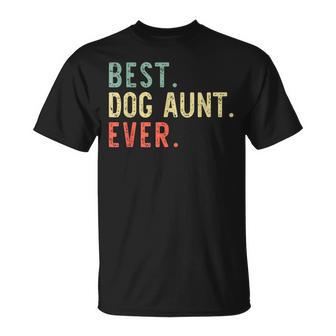 Best Dog Aunt Everintage Retro Maglietta - Novitaregali