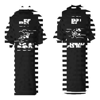 Best Dog Dad Fathers Day Best Dad Fist Bump Dog's Paw For Women T-Shirt - Seseable